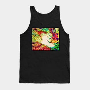 Sleepy cat Tank Top